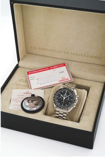 Speedmaster Professional Moonwatch Apollo XI 25th Anniversary Italy
