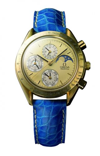 Speedmaster Perpetual Calendar Yellow Gold / Champagne / 