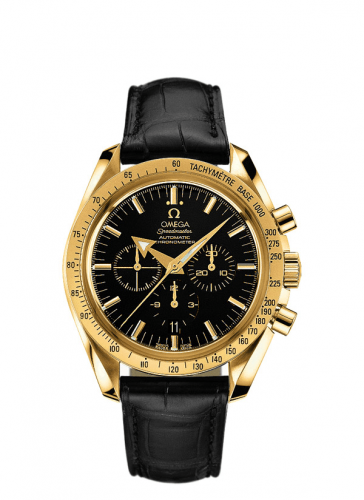 Speedmaster Broad Arrow Yellow Gold / Black