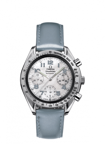 Speedmaster Reduced Ladies Stainless Steel / MOP / Grey