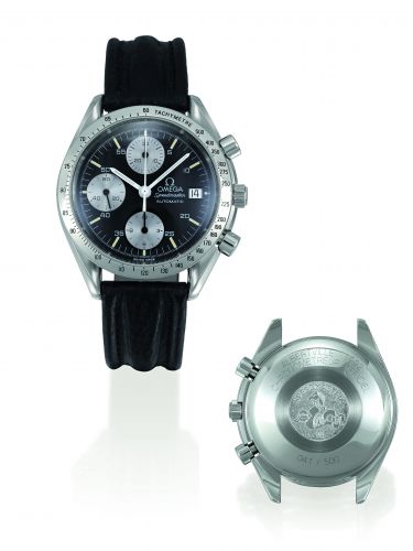 Speedmaster Date 38 Stainless Steel / Black / Albertville Winter Olympics