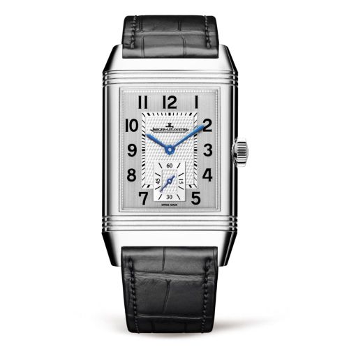 Reverso Classic Large Duoface Small Seconds Stainless Steel / Silver / Alligator