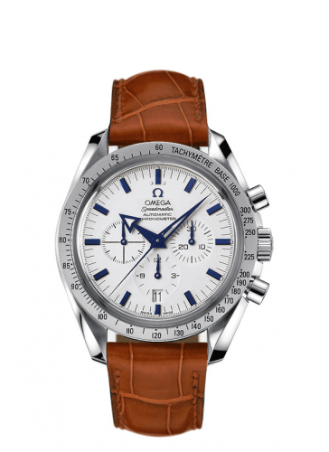 Speedmaster Broad Arrow Stainless Steel / White