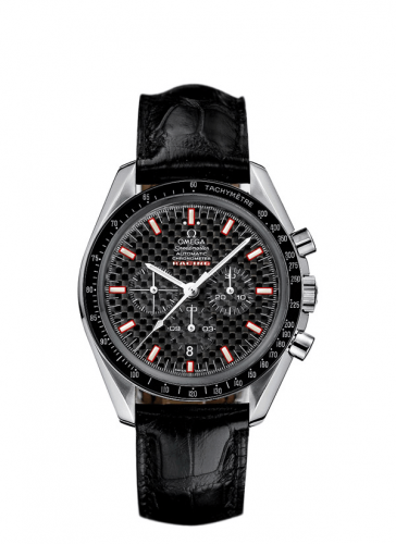 Speedmaster Racing Chronometer Stainless Steel / Carbon Black
