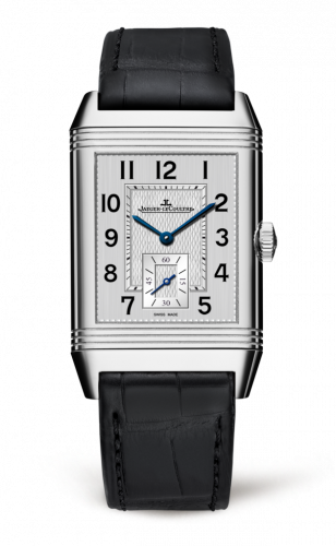 Reverso Classic Large Small Seconds Stainless Steel / Silver / Alligator