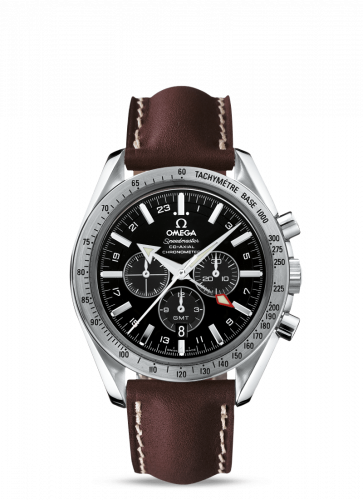 Speedmaster Broad Arrow Co-Axial GMT Stainless Steel / Black