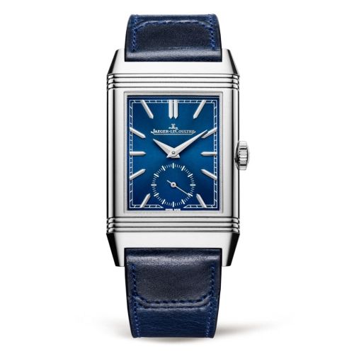 Reverso Tribute Small Seconds Stainless Steel / Blue / Fagliano