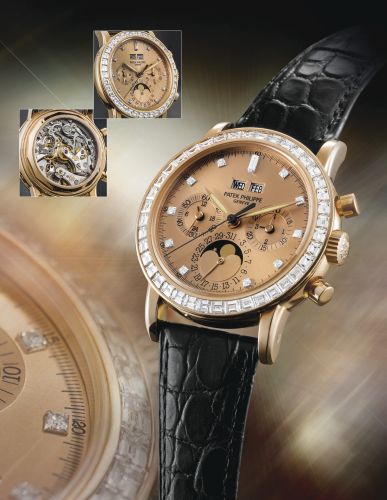 Perpetual Calendar Chronograph 3990 Rose Gold / Pink