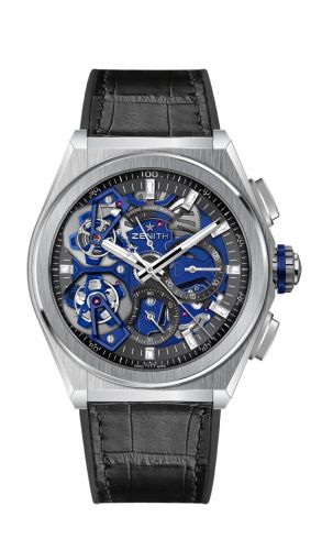 Defy Double Tourbillon Platinum / Skeleton / Alligator