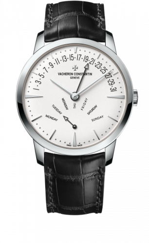 Patrimony Retrograde Day-Date White Gold / Silver