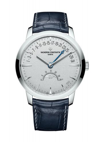 Patrimony Moon Phase and Retrograde Date Excellence Platine
