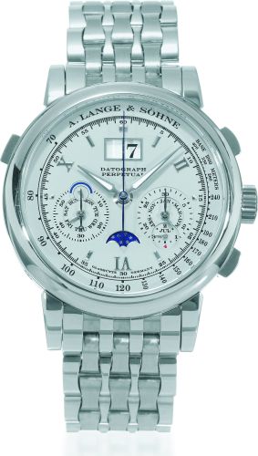 Datograph Perpetual Platinum / Silver / Bracelet