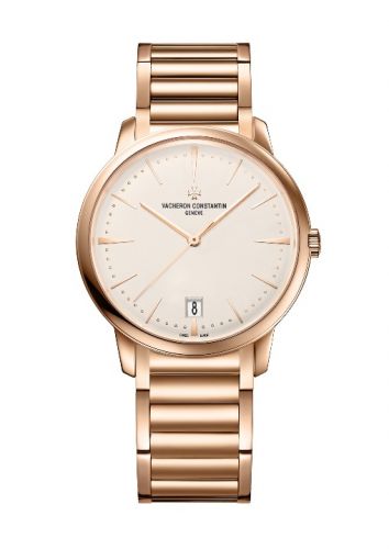 Patrimony 36mm Self-Winding Pink Gold / Silver / Bracelet