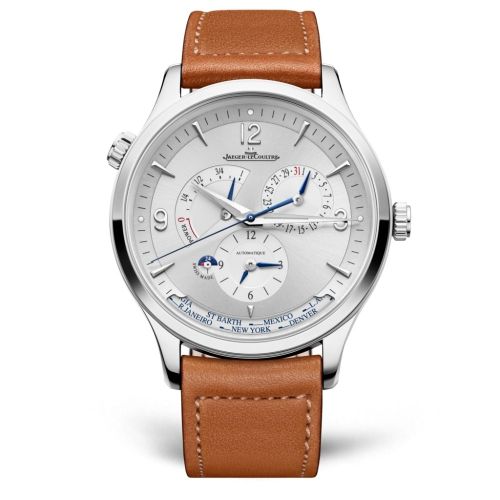 Master Control Geographic Stainless Steel / Silver / Calf