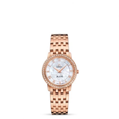 De Ville Prestige Quartz 27 Red Gold / Diamond / MOP / Bracelet