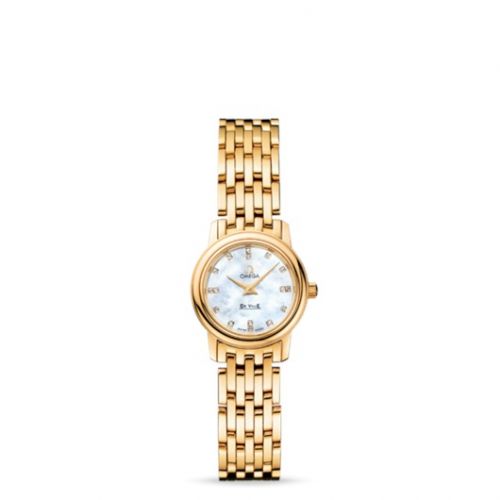 De Ville  Prestige Quartz 22 Yellow Gold / MOP Diamond / Bracelet