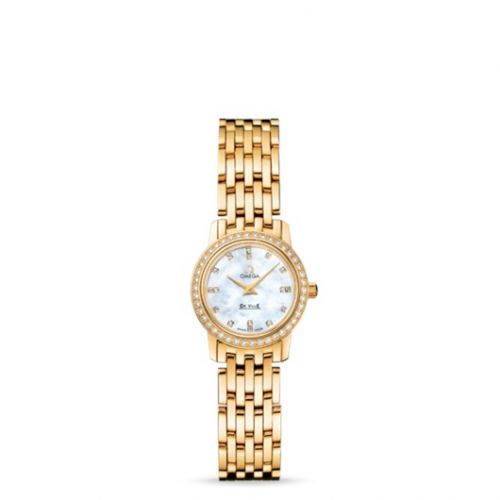 De Ville Prestige Quartz 22 Yellow Gold Diamond / MOP Diamond / Bracelet