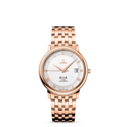 De Ville Prestige Co-Axial 36.5 Red Gold / Silver/ Bracelet