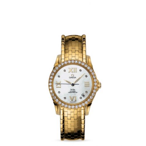 De Ville Co-Axial 32.5 Yellow Gold Diamond / MOP / Bracelet