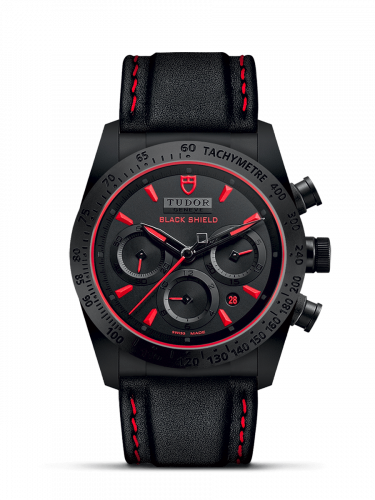 Fastrider Black Shield Ceramic / Black-Red / Leather