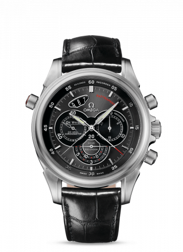 De Ville Co-Axial 44 Chronoscope Rattrapante II Stainless Steel / Grey