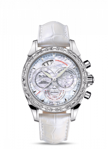 De Ville Co-Axial 41 Chronoscope Palladium Baguette / MOP