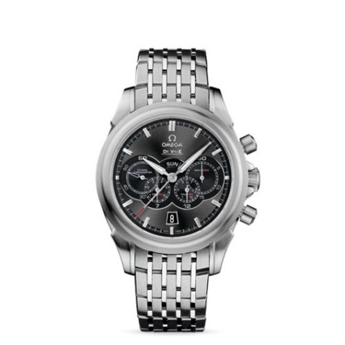 De Ville Co-Axial 41 Chronograph 4 Counters Stainless Steel / Grey / Bracelet