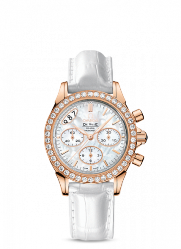 De Ville Co-Axial 35 Chronograph Red Gold Diamond / MOP