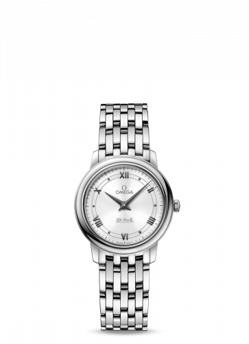 De Ville Prestige Quartz 27.4 Stainless Steel / Vintage Silver / Bracelet
