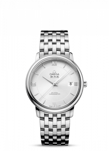De Ville Prestige Co-Axial 36.8 Stainless Steel / Silver / Bracelet