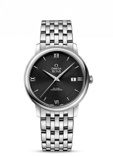 De Ville Prestige Co-Axial 39.5 Stainless Steel / Black / Bracelet