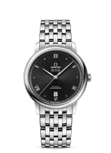 De Ville Prestige Co-Axial 39.5 Stainless Steel / Black Sunburst / Bracelet