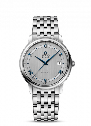 De Ville Prestige Co-Axial 39.5 Stainless Steel / Vintage Silver / Bracelet