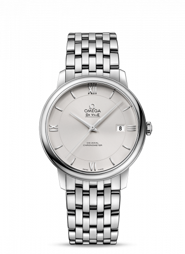 De Ville Prestige Co-Axial 39.5 Stainless Steel / Silver / Bracelet
