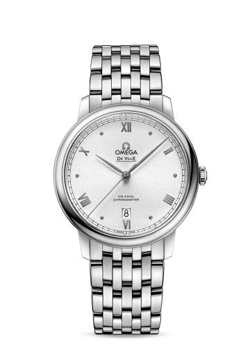 De Ville Prestige Co-Axial 39.5 Stainless Steel / Silver Sunburst / Bracelet