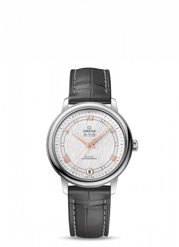 De Ville Prestige Co-Axial 32.7 Stainless Steel / Vintage Silk Silver