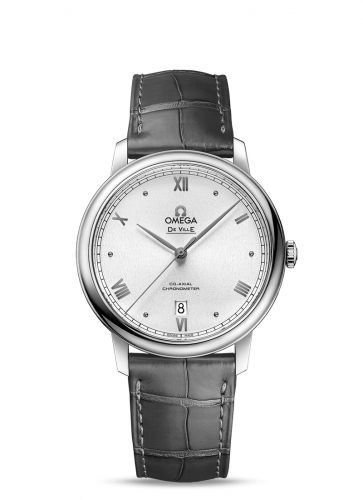 De Ville Prestige Co-Axial 39.5 Stainless Steel / Silver Sunburst