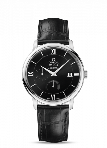 De Ville Prestige Co-Axial 39.5 Power Reserve Stainless Steel / Black