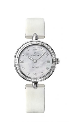 De Ville Prestige Dewdrop Quartz 27.4 Stainless Steel / MOP / Diamond