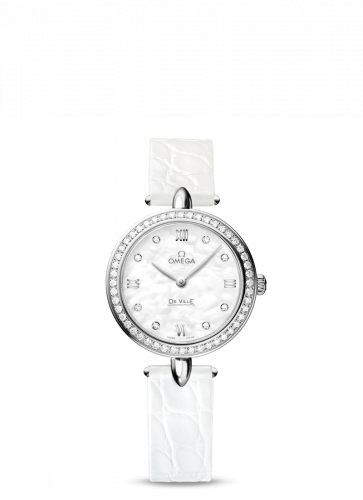 De Ville Prestige Dewdrop Quartz 27.4 Stainless Steel / MOP / Diamond
