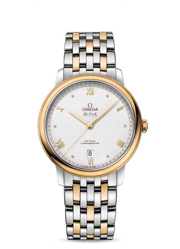 De Ville Prestige Co-Axial 39.5 Stainless Steel / Yellow Gold / Vintage Silver / Bracelet