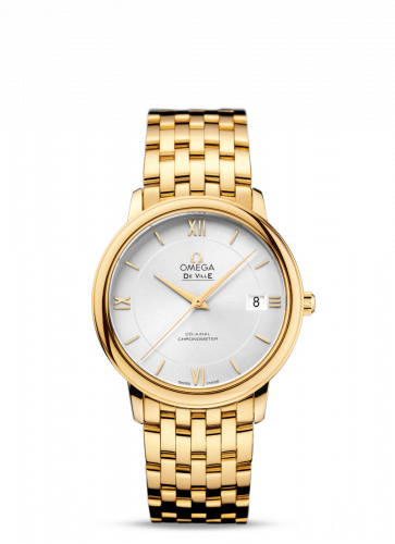 De Ville Prestige Co-Axial 36.8 Yellow Gold / Silver / Bracelet