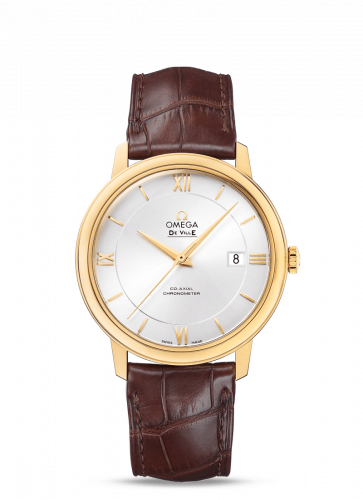 De Ville Prestige Co-Axial 39.5 Yellow Gold / Silver