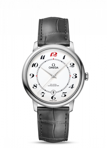 De Ville Prestige Co-Axial 39.5 White Gold / Enamel / 50th Anniversary