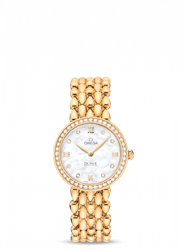 De Ville Prestige Dewdrop Quartz 27.4 Yellow Gold / Diamond / Bracelet