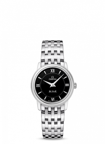De Ville Prestige Quartz 27.4 Stainless Steel / Black / Bracelet