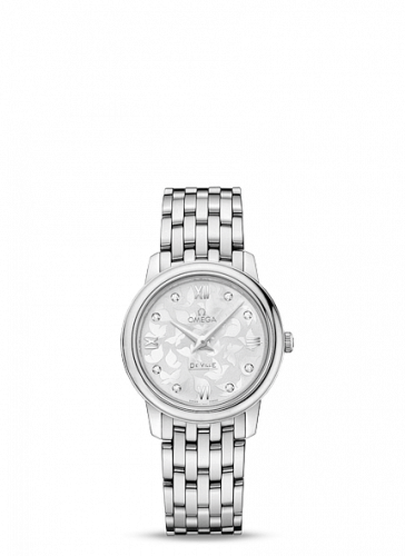 De Ville Prestige Quartz 27.4 Stainless Steel / MOP Butterfly / Bracelet
