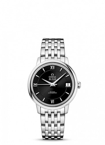 De Ville Prestige Co-Axial 32.7 Stainless Steel / Black / Bracelet