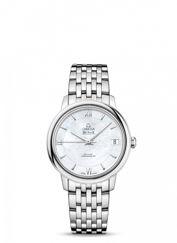 De Ville Prestige Co-Axial 32.7 Stainless Steel / MOP / Bracelet