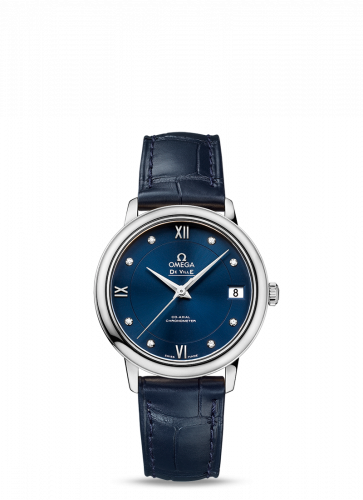 De Ville Prestige Co-Axial 32.7 Stainless Steel / Blue